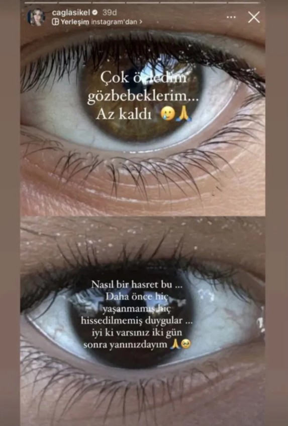 Çağla Şıkel'den duygusal paylaşım...